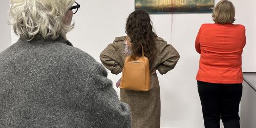 Odprtje razstave Mojce Fo