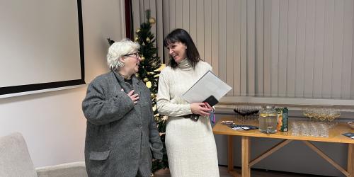 Odprtje razstave Mojce Fo