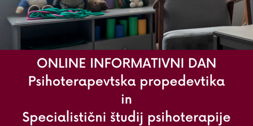 Online informativni dan  - spec. študij, propedevtika