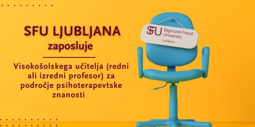 Prosto delovno mesto visokošolski učitelj psihoterapija
