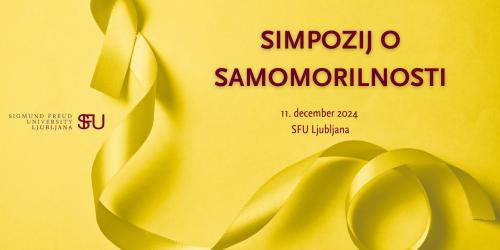 Simpozij o samomorilnosti SFU Ljubljana