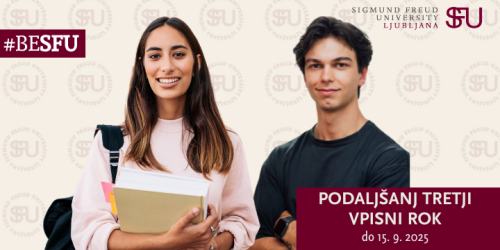 Podaljšanj 3. vpisni rok na SFU Ljubljana
