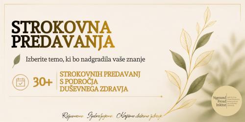 Strokovna predavanja s področja duševnega zdravja