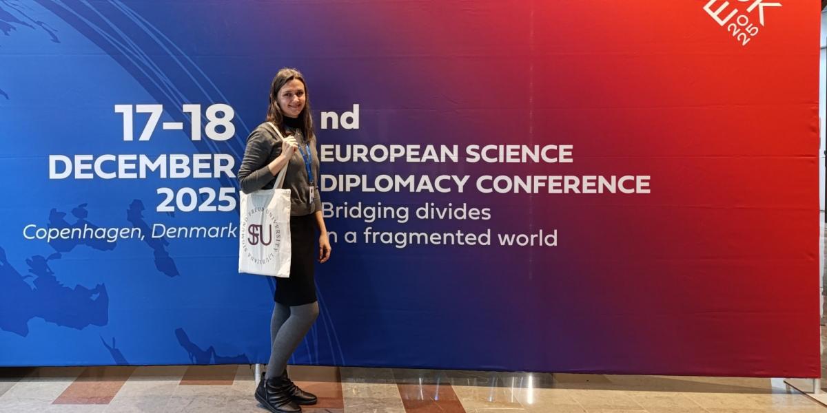 Svetlana Voitakova, na konferenci European Science Diplomacy Conference